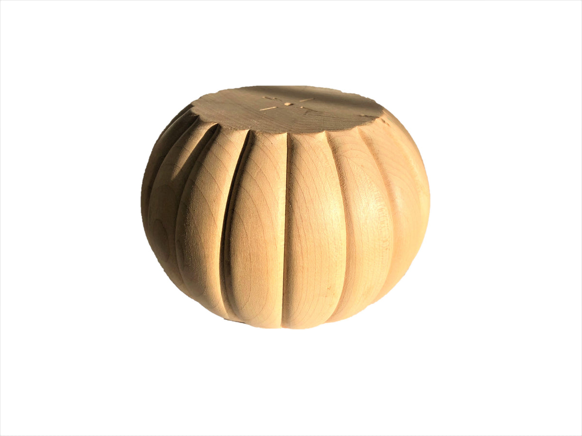 Reeded traditional bun foot Wood Legs & More