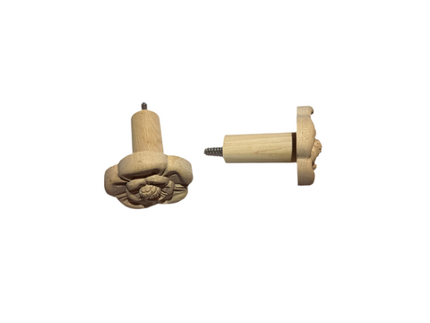 Flower curtain tie backs