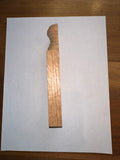 Cabinet Spool halves  1-3/4" x 7/8" x 7-1/2"